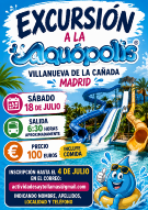 EXCURSIÓN AQUOPOLIS MADRID